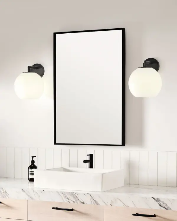 Toca Medium Outdoor Wall Lantern in Textured Black - Image 14