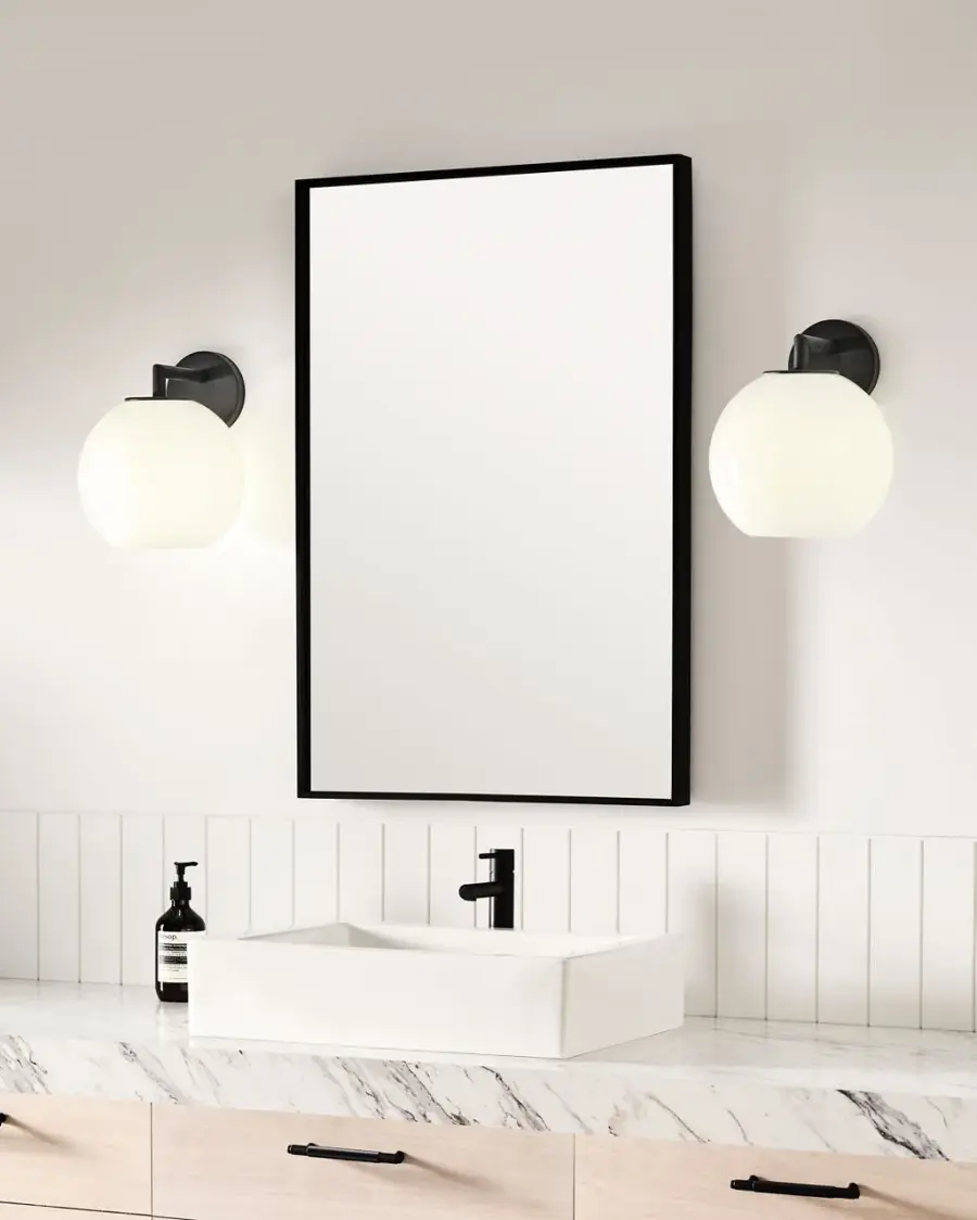 Toca Medium Outdoor Wall Lantern in Textured Black - Image 14