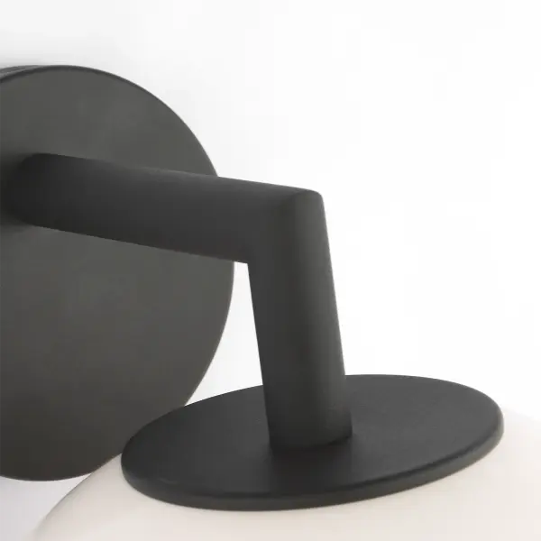 Toca Medium Outdoor Wall Lantern in Textured Black - Image 3