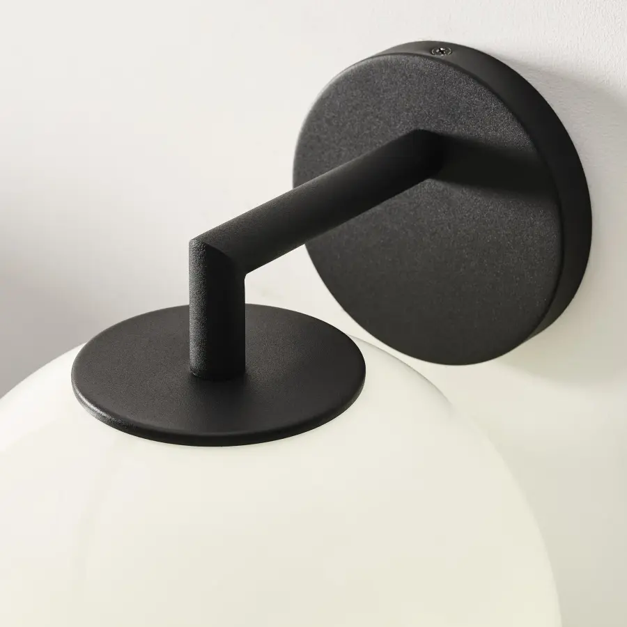 Toca Medium Outdoor Wall Lantern in Textured Black - Image 10