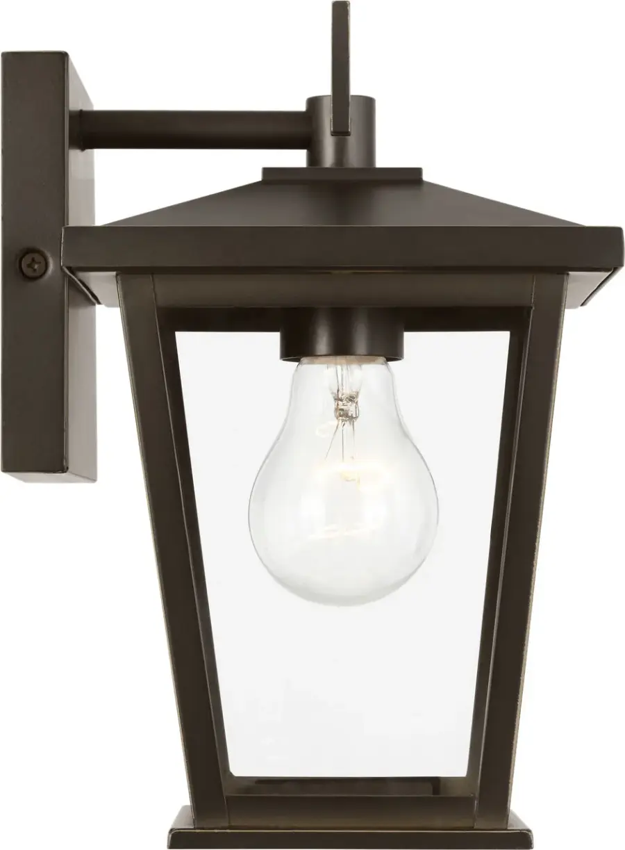 Linton Small Outdoor Lantern in Antique Bronze - Image 3