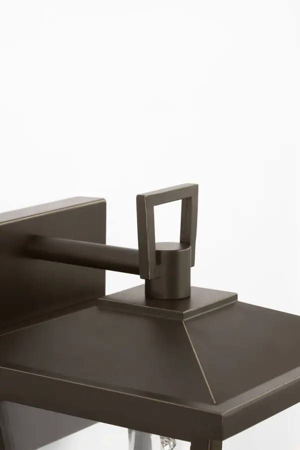 Linton Small Outdoor Lantern in Antique Bronze - Image 4