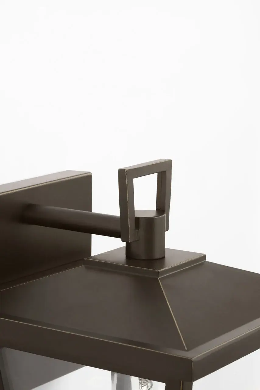 Linton Small Outdoor Lantern in Antique Bronze - Image 4