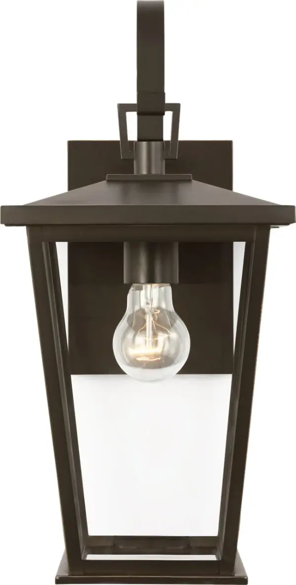 Linton Medium Outdoor Lantern in Antique Bronze - Image 5