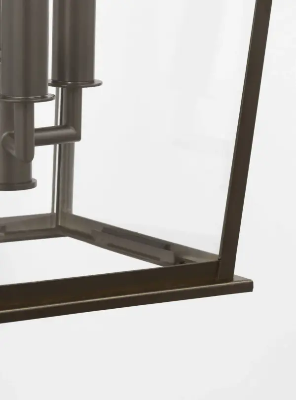 Linton Large Outdoor Lantern in Antique Bronze - Image 5