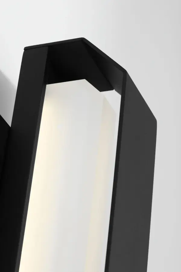 Lakemont 10" LED Outdoor Wall Light in Textured Black - Image 6