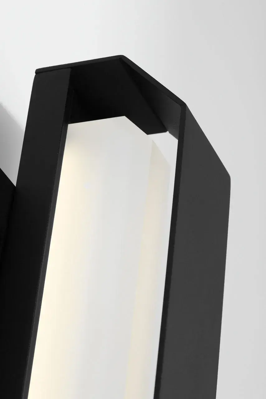 Lakemont 10" LED Outdoor Wall Light in Textured Black - Image 6