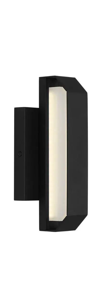 Lakemont 10" LED Outdoor Wall Light in Textured Black - Image 7