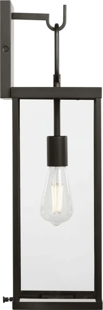 Rox Medium Outdoor Lantern in Antique Bronze - Image 3