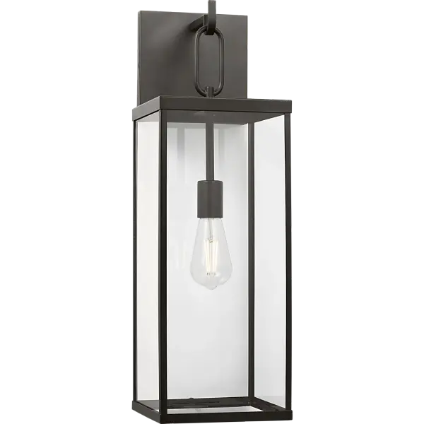 Rox Large One Light Outdoor Lantern in Antique Bronze - Image 1