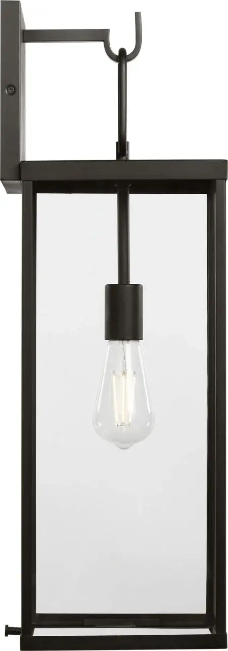 Rox Large One Light Outdoor Lantern in Antique Bronze - Image 4