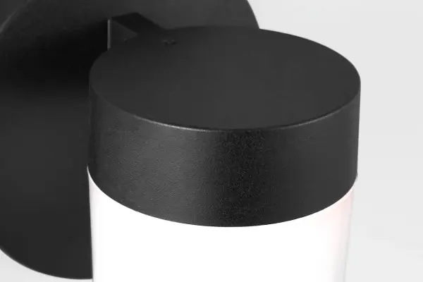 Kinwood LED Outdoor Wall Sconce in Textured Black - Image 3