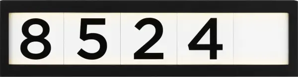 This compact LED address light combines functionality with contemporary style, featuring energy-efficient LED technology in a durable Textured Black finish that enhances curb appeal while ensuring clear visibility. - alternate view