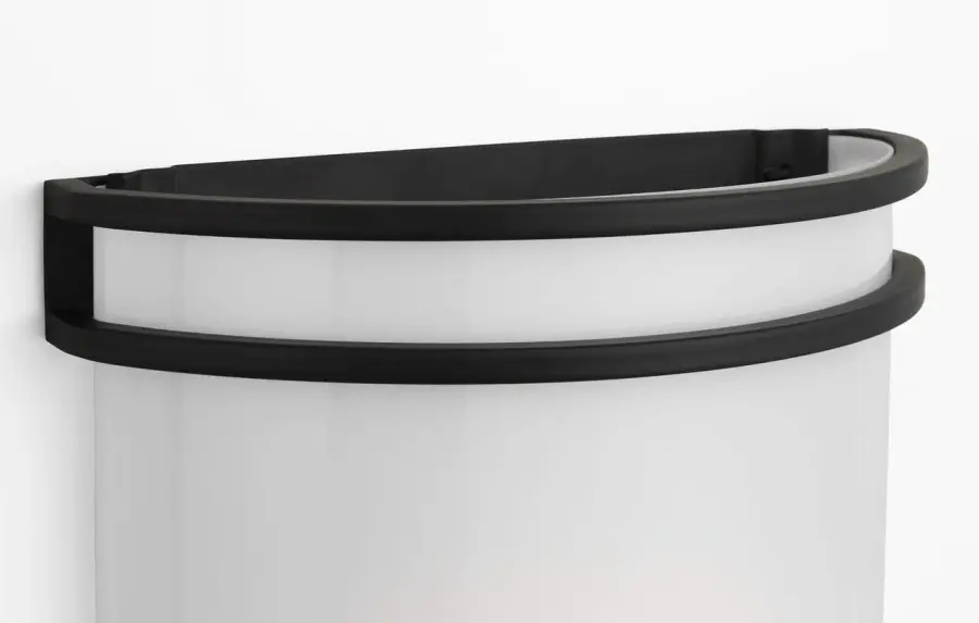 Ravel LED Outdoor Wall Sconce in Midnight Black - Image 2