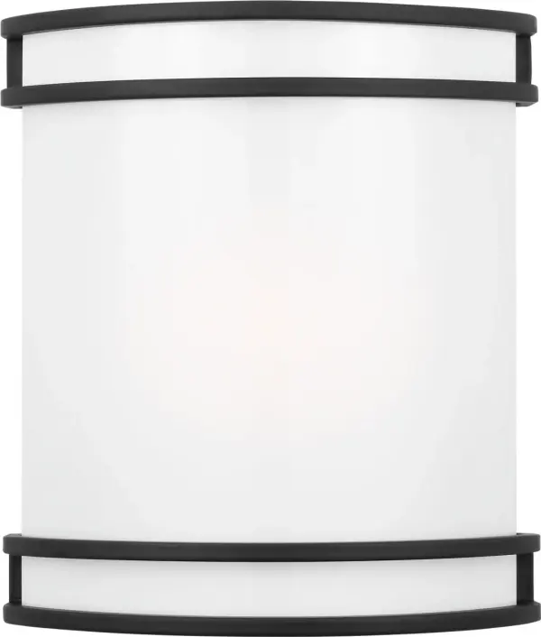 Ravel LED Outdoor Wall Sconce in Midnight Black - Image 3