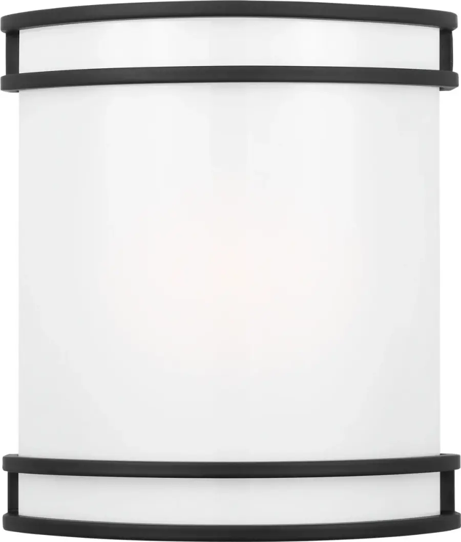 Ravel LED Outdoor Wall Sconce in Midnight Black - Image 3