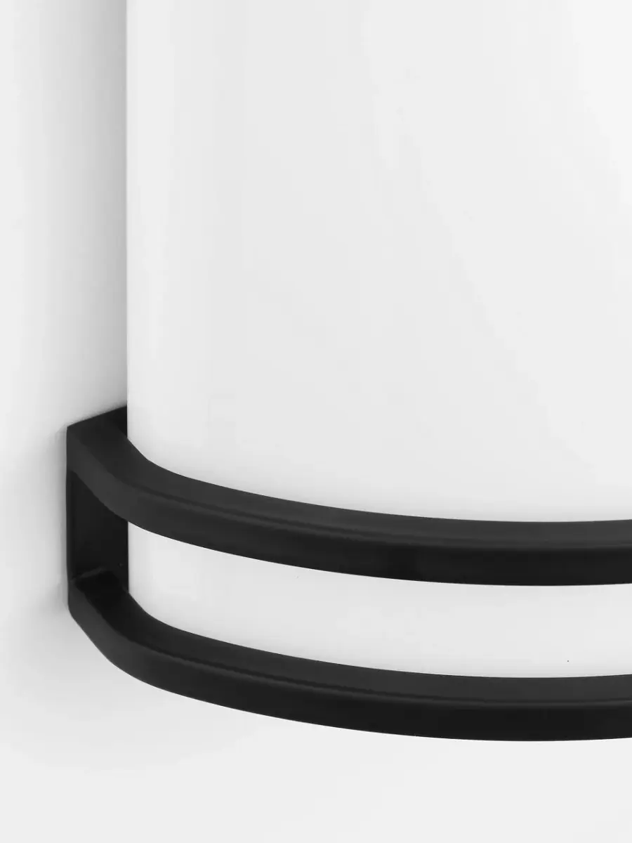 Ravel LED Outdoor Wall Sconce in Midnight Black - Image 5