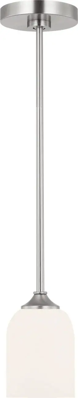 Emile Mini Pendant in Brushed Steel - Image 2