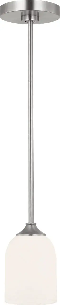 Emile Mini Pendant in Brushed Steel - Image 4