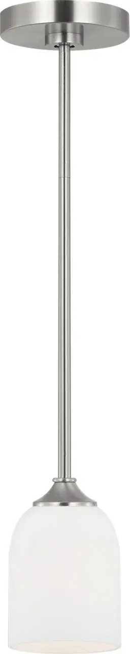 Emile Mini Pendant in Brushed Steel - Image 3