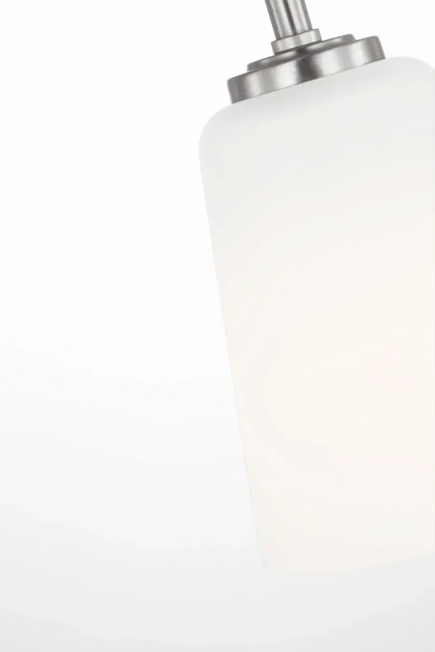 Miles One Light Mini-Pendant in Brushed Nickel - Image 4