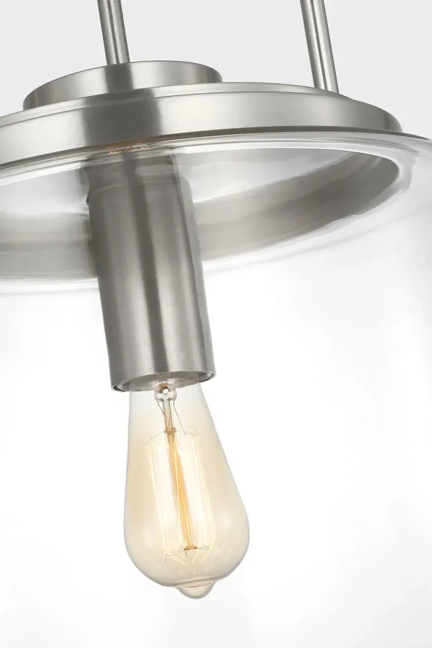 Anders Large Pendant in Brushed Nickel - Image 4
