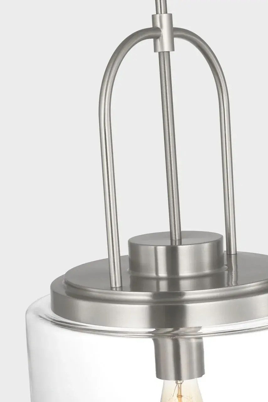 Anders Large Pendant in Brushed Nickel - Image 3