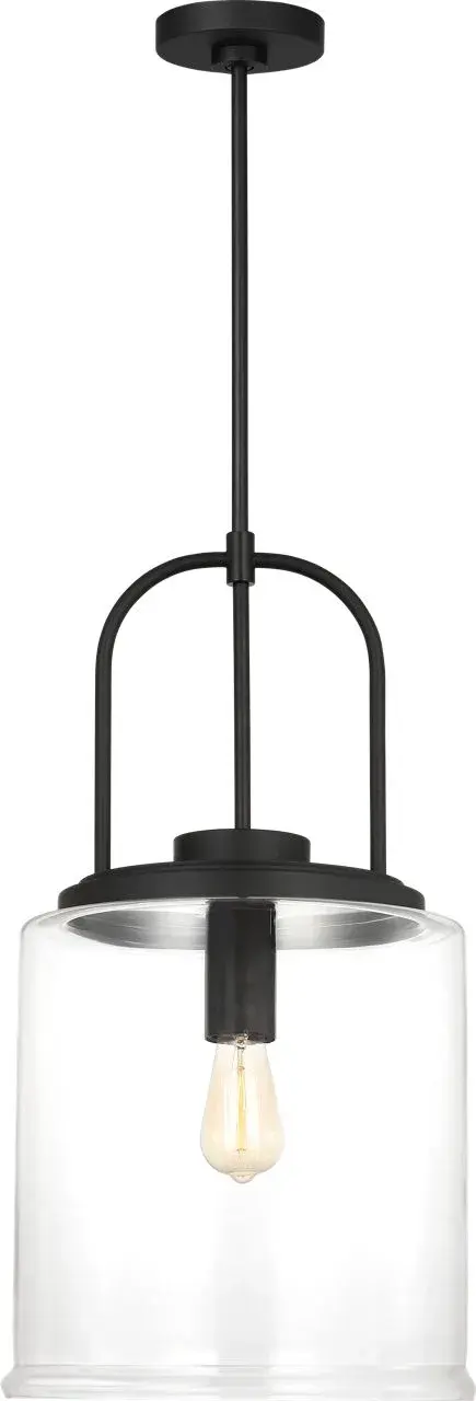 Anders Large Pendant in Midnight Black - Image 1