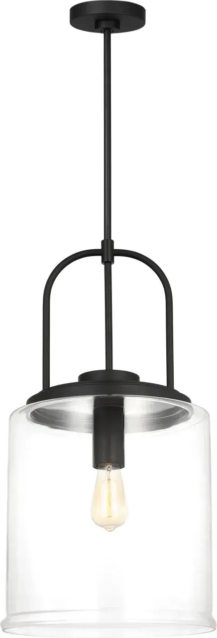 Anders Large Pendant in Midnight Black - Image 2