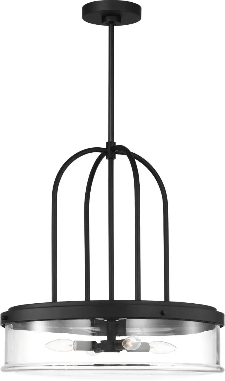 Anders Extra Large Pendant in Midnight Black - Image 1