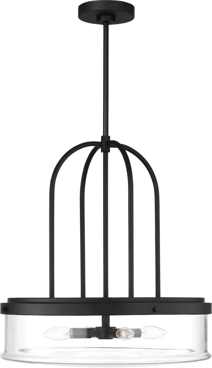 Anders Extra Large Pendant in Midnight Black - Image 2
