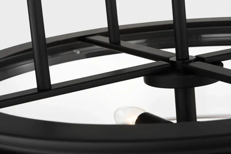 Anders Extra Large Pendant in Midnight Black - Image 4