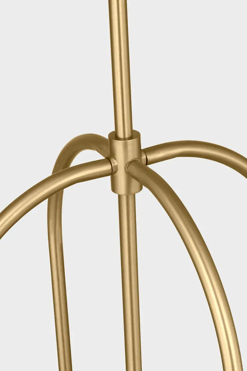 Anders Extra Large Pendant in Satin Brass - Image 4