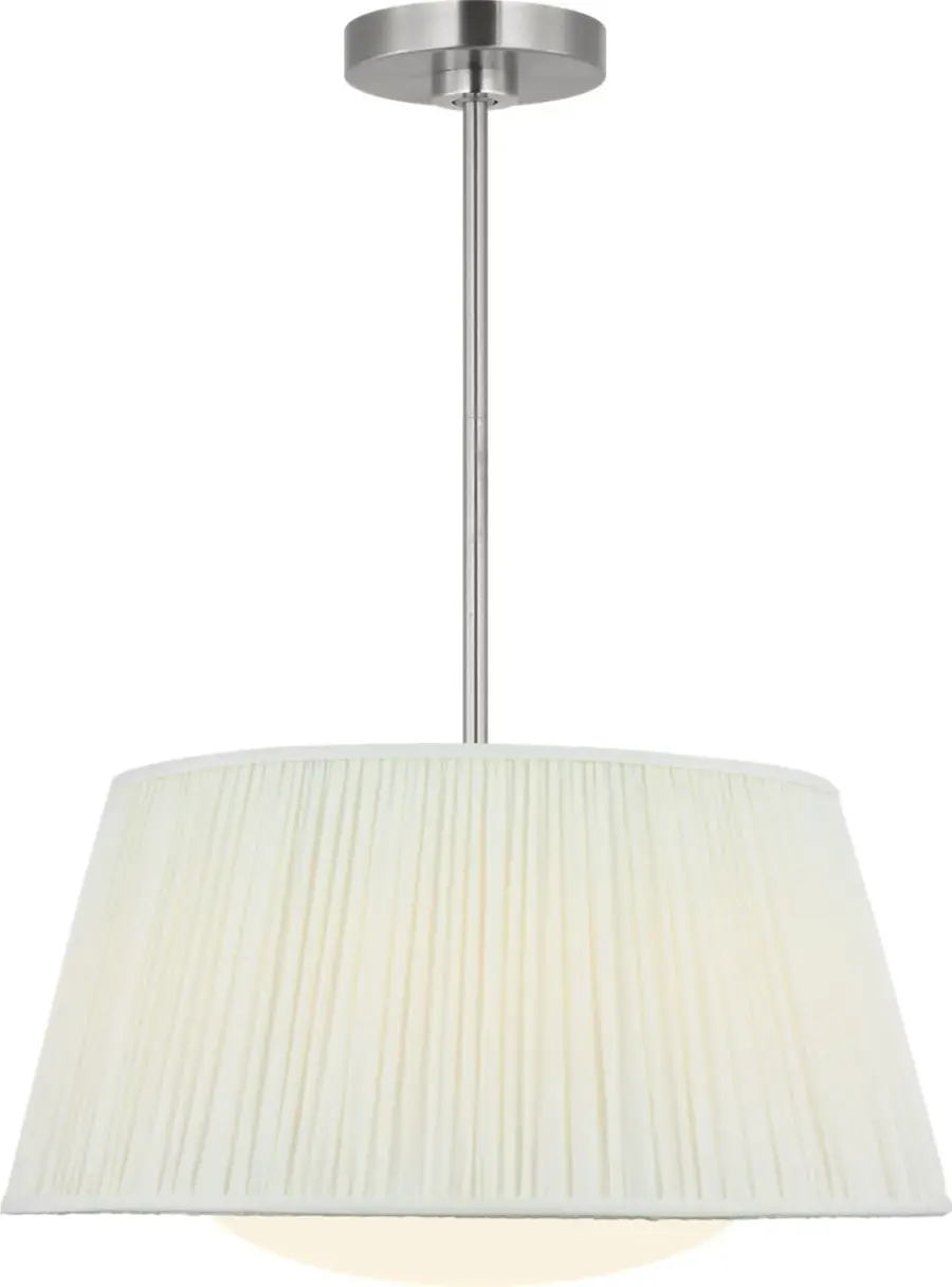 Soft, Sophisticated Lighting with Textural Fabric Shade - Image 1