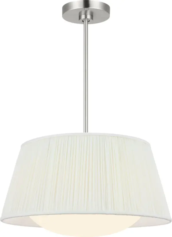 Soft, Sophisticated Lighting with Textural Fabric Shade - Image 4
