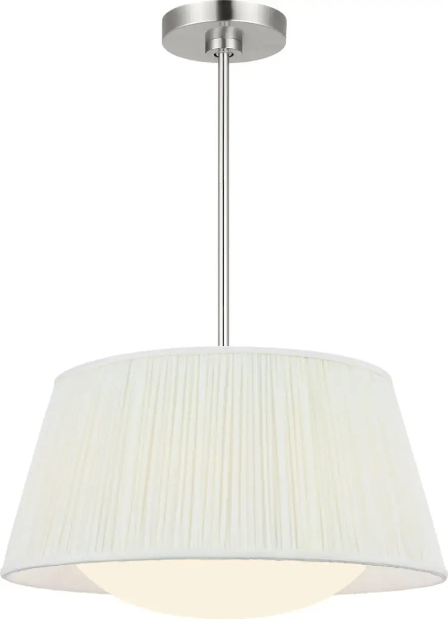 Soft, Sophisticated Lighting with Textural Fabric Shade - Image 4