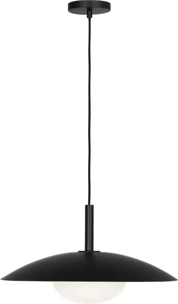 The Mont Pendant brings Nordic minimalism to life with its low-profile domed shade and milk glass diffuser. Perfect for intimate dining spaces and kitchen islands, it delivers warm, glare-free light with timeless modern appeal.
