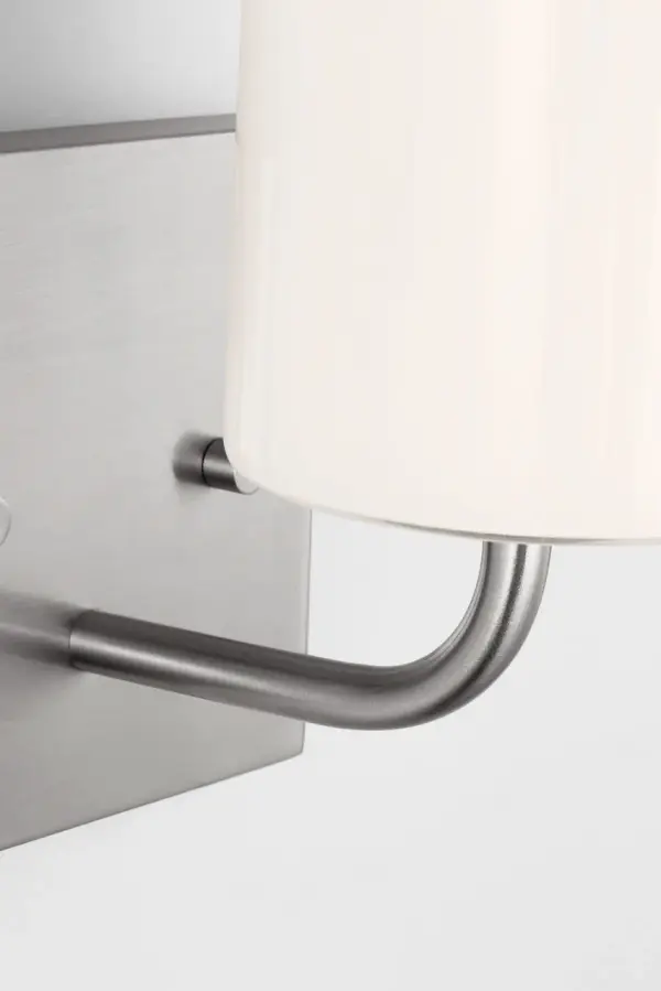 Rhett Small Vanity Light in Brushed Steel - Image 7