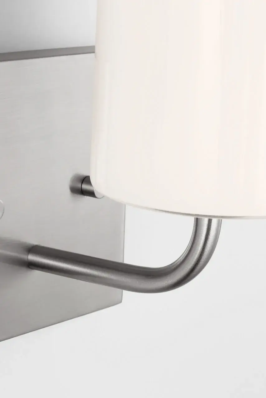 Rhett Small Vanity Light in Brushed Steel - Image 7