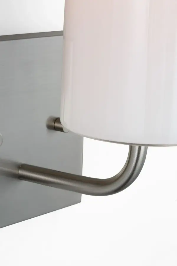 Rhett Small Vanity Light in Brushed Steel - Image 6