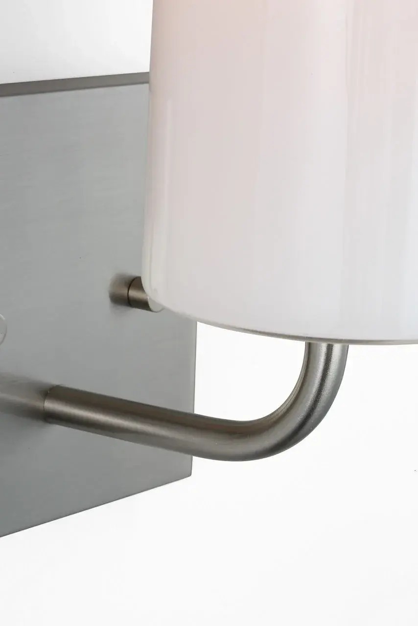 Rhett Small Vanity Light in Brushed Steel - Image 6