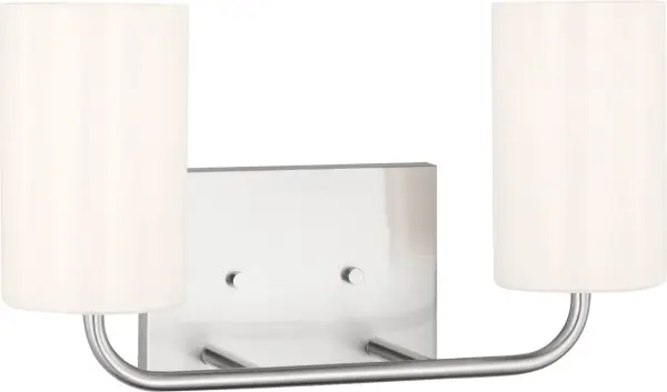 Rhett Medium Vanity Light in Brushed Steel - Image 3