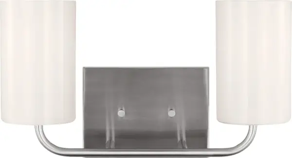 Rhett Medium Vanity Light in Brushed Steel - Image 4