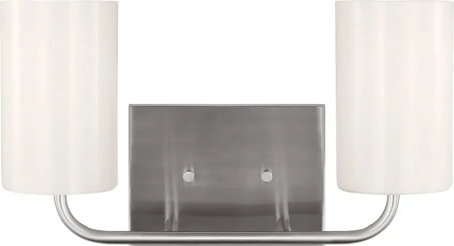 Rhett Medium Vanity Light in Brushed Steel - Image 4
