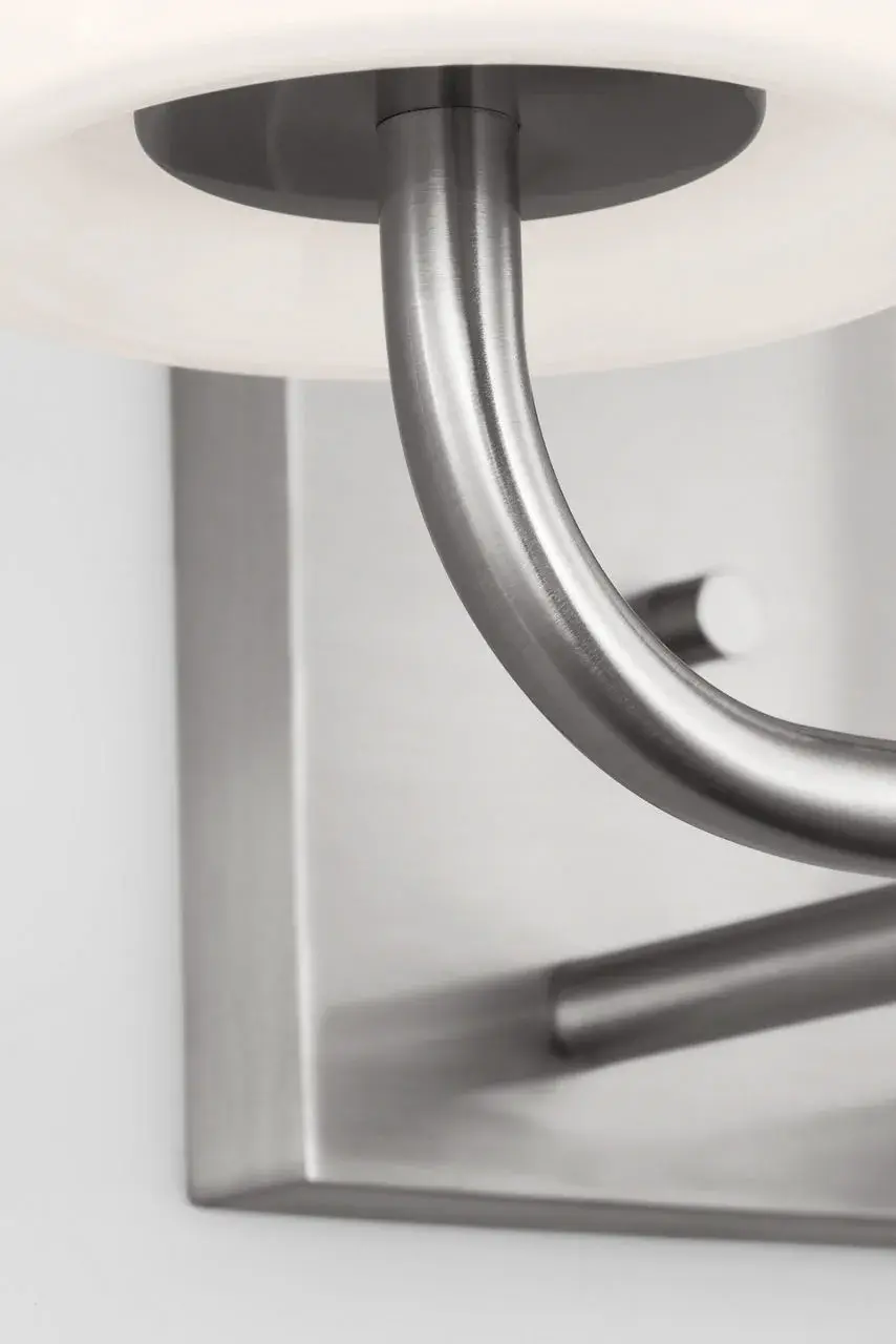 Rhett Medium Vanity Light in Brushed Steel - Image 8