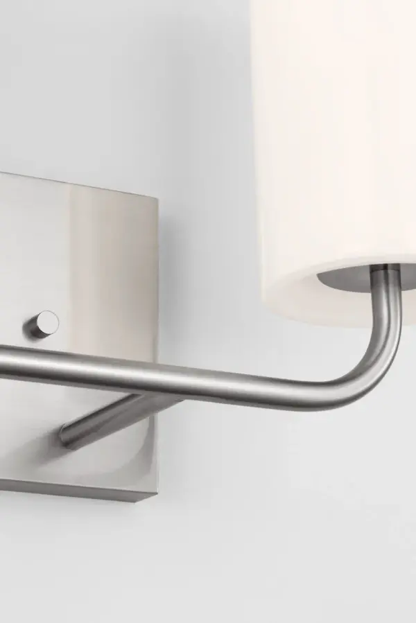 Rhett Medium Vanity Light in Brushed Steel - Image 9