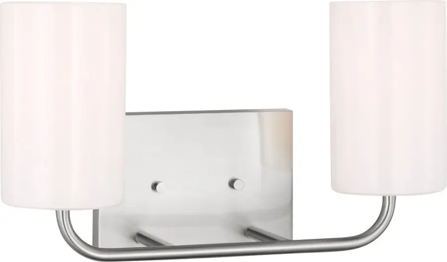 Rhett Medium Vanity Light in Brushed Steel - Image 2