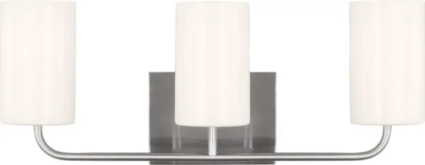 Rhett Large Vanity Sconce in Brushed Steel - Image 3