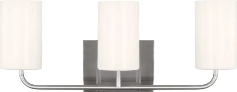Rhett Large Vanity Sconce in Brushed Steel - Image 3