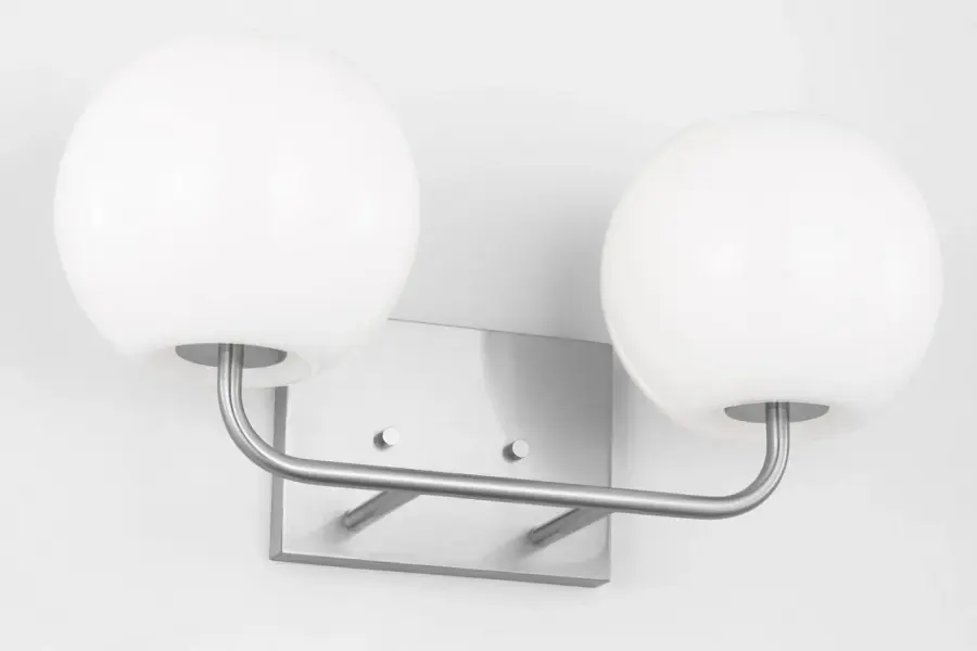 Rory Medium Bath Sconce in Brushed Nickel - Image 8